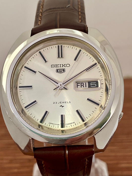 Vintage Seiko 5 5126-7020 Serviced Automatic June 1969 UK VINTAGE WATCH LTD
