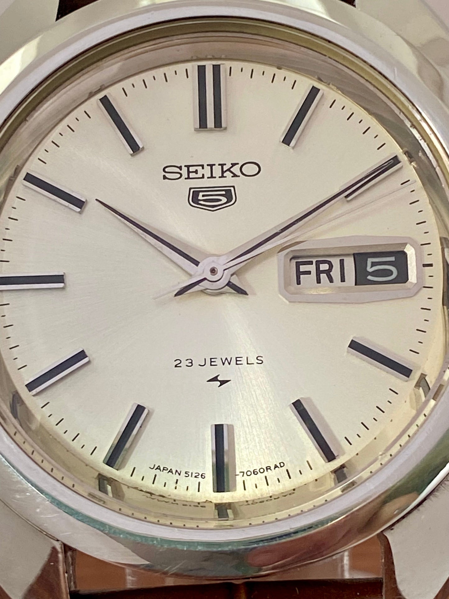 Vintage Seiko 5 5126-7020 Serviced Automatic June 1969 UK VINTAGE WATCH LTD
