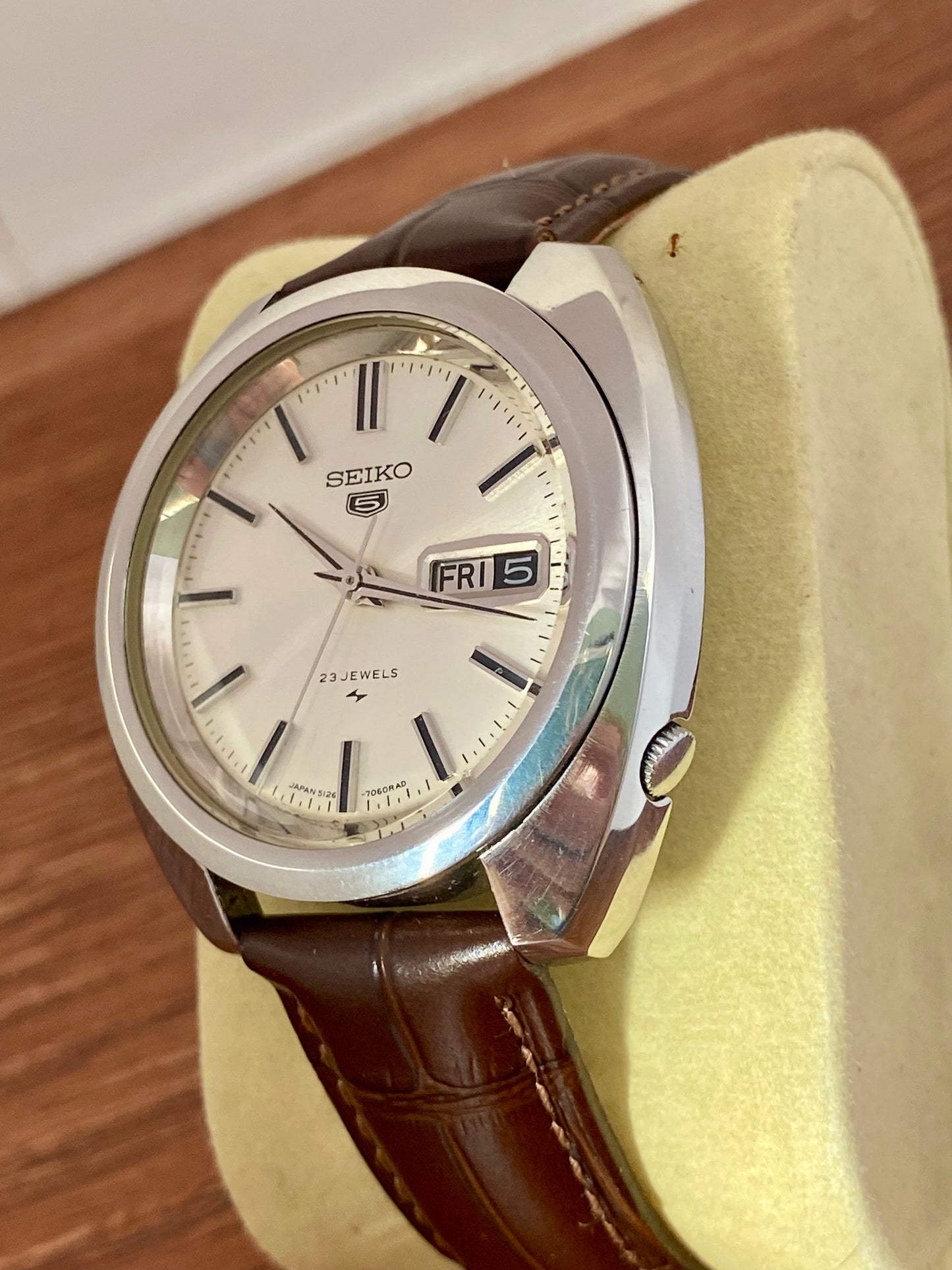 Vintage Seiko 5 5126-7020 Serviced Automatic June 1969 UK VINTAGE WATCH LTD
