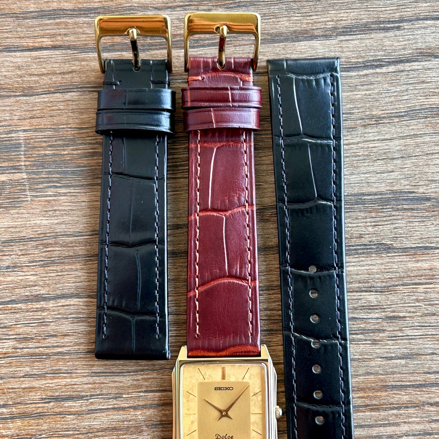 Vintage Seiko Dolce 7740-5000 Quartz Gold Flake, April 1987 UK VINTAGE WATCH LTD