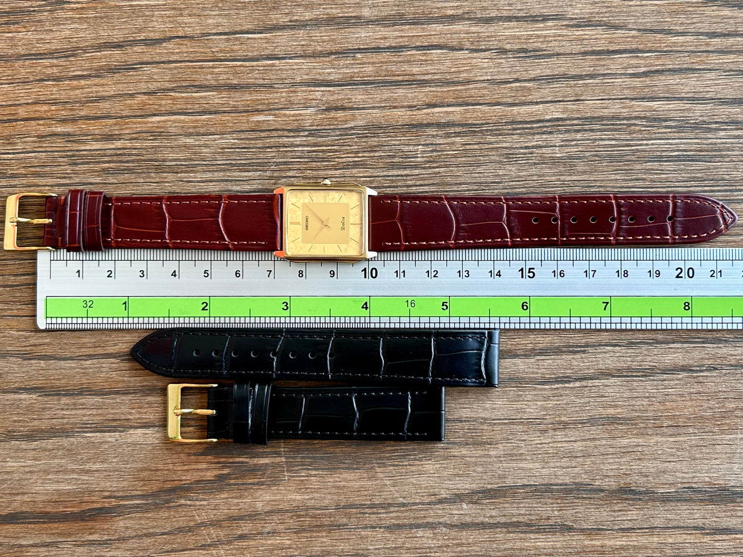 Vintage Seiko Dolce 7740-5000 Quartz Gold Flake, April 1987 UK VINTAGE WATCH LTD