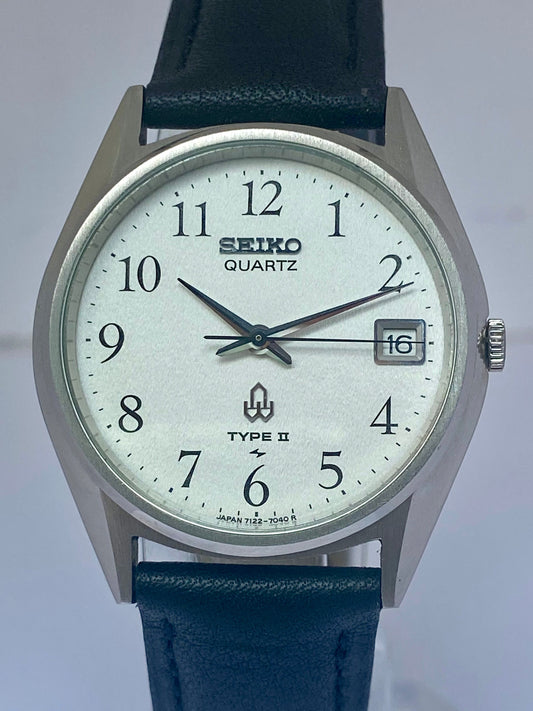 Vintage Seiko Quartz 7123-7020 Type II January 1980 UK VINTAGE WATCH LTD