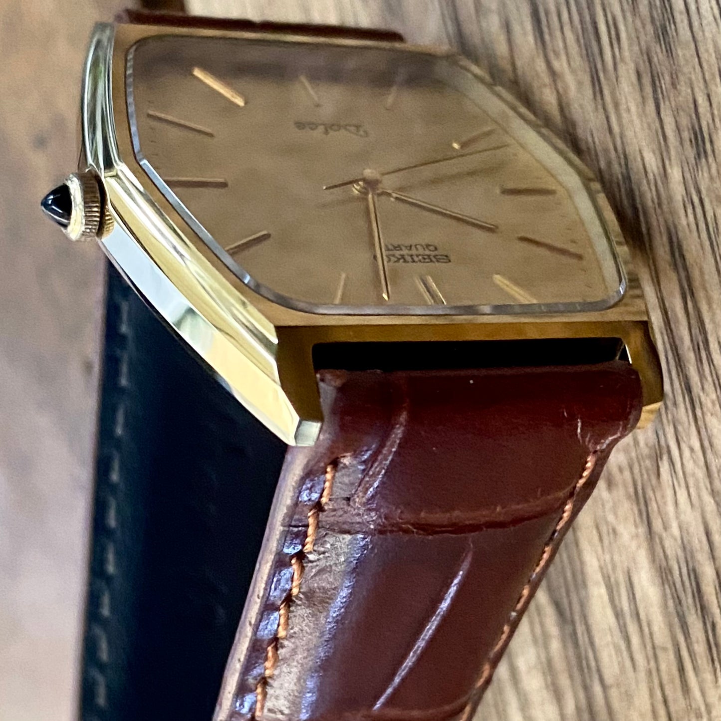 COMING SOON! Minty Vintage February 1984 Seiko Quartz Dolce 5931-5510 Hexagonal GHA Case with Black Sapphire Crown - PRE-ORDER NOW!