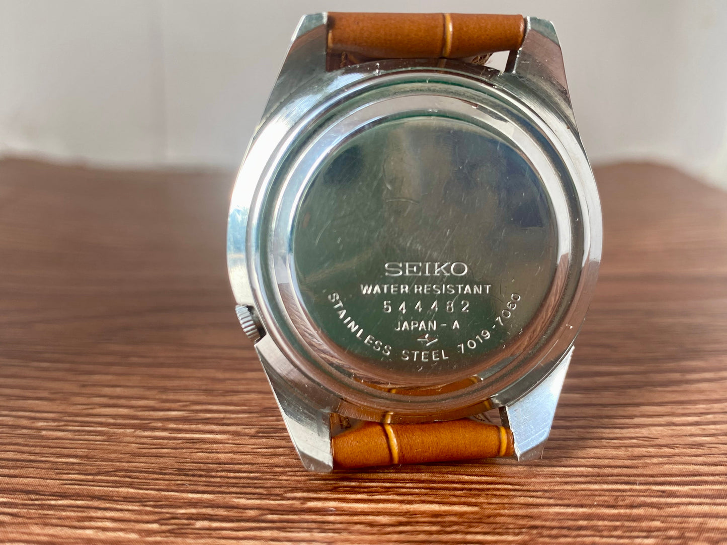 Vintage Seiko 5 Actus 7019-7060 Salmon Dial, SERVICED Auto, April 1975 UK VINTAGE WATCH LTD