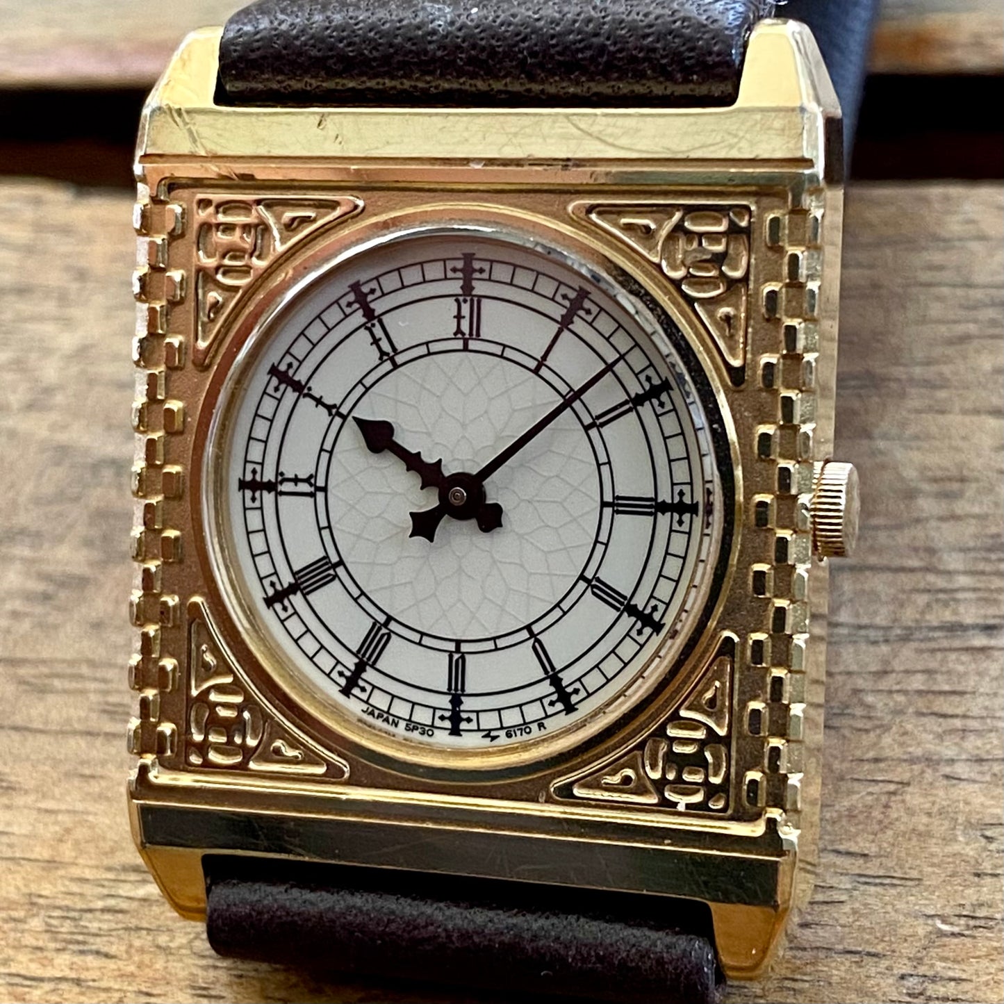 Rare July 1988 Seiko Quartz 5P30-6150 Big Ben Watch  Westminster London