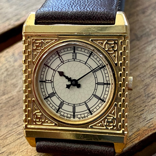 Rare July 1988 Seiko Quartz 5P30-6150 Big Ben Watch  Westminster London