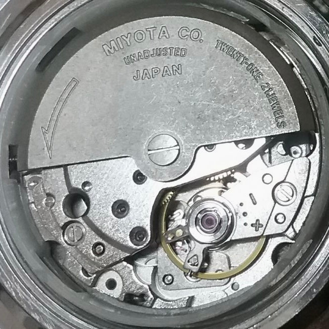 SERVICED Elgin Treasure International Deep Sea FK-531-F Automatic Diving Watch Rotating Bezel 42.3mm x 47mm