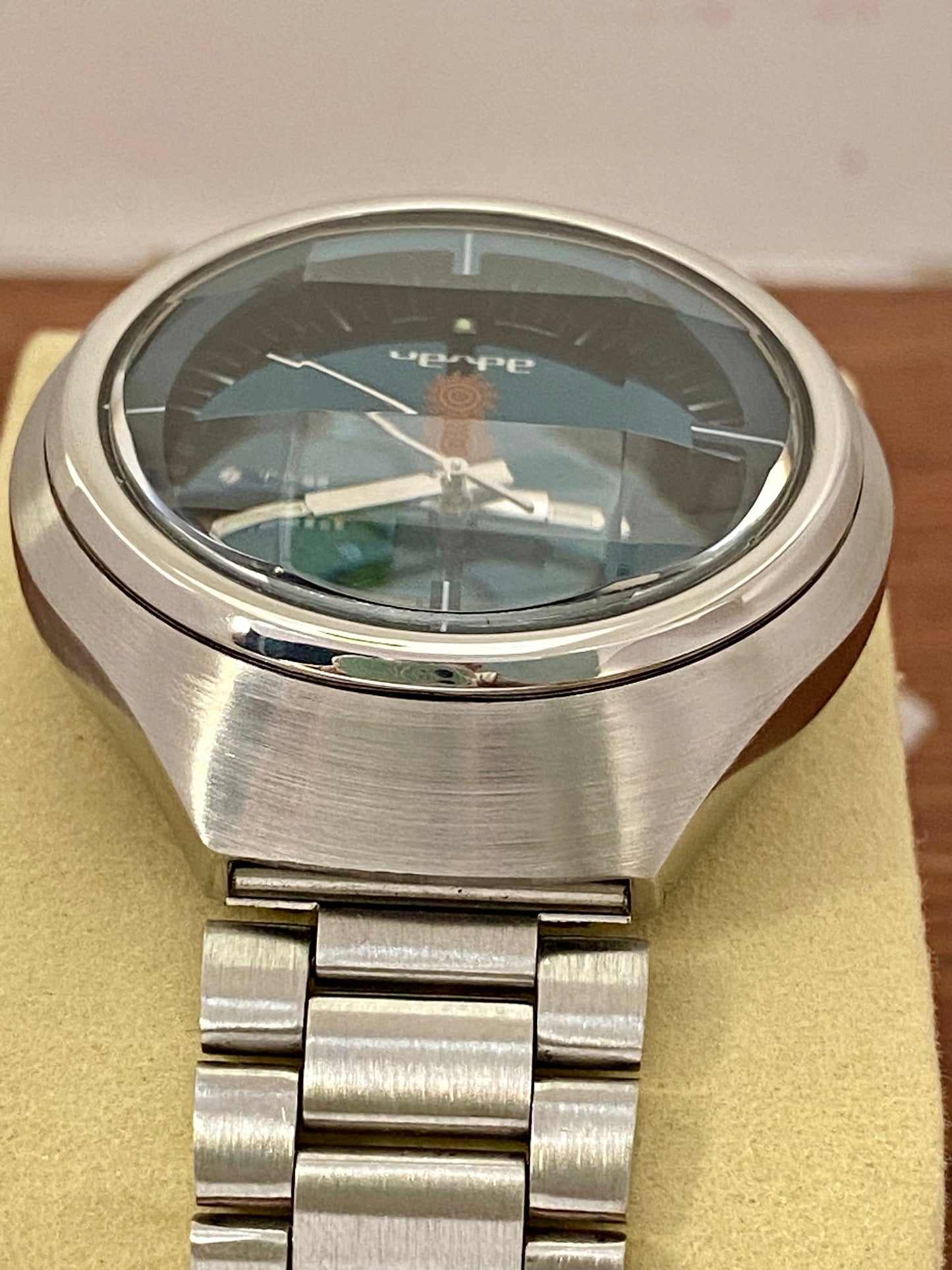Rare Seiko Advan 6106-7680 Ocean Blue Dial, SERVICED Auto, May 1973 UK VINTAGE WATCH LTD