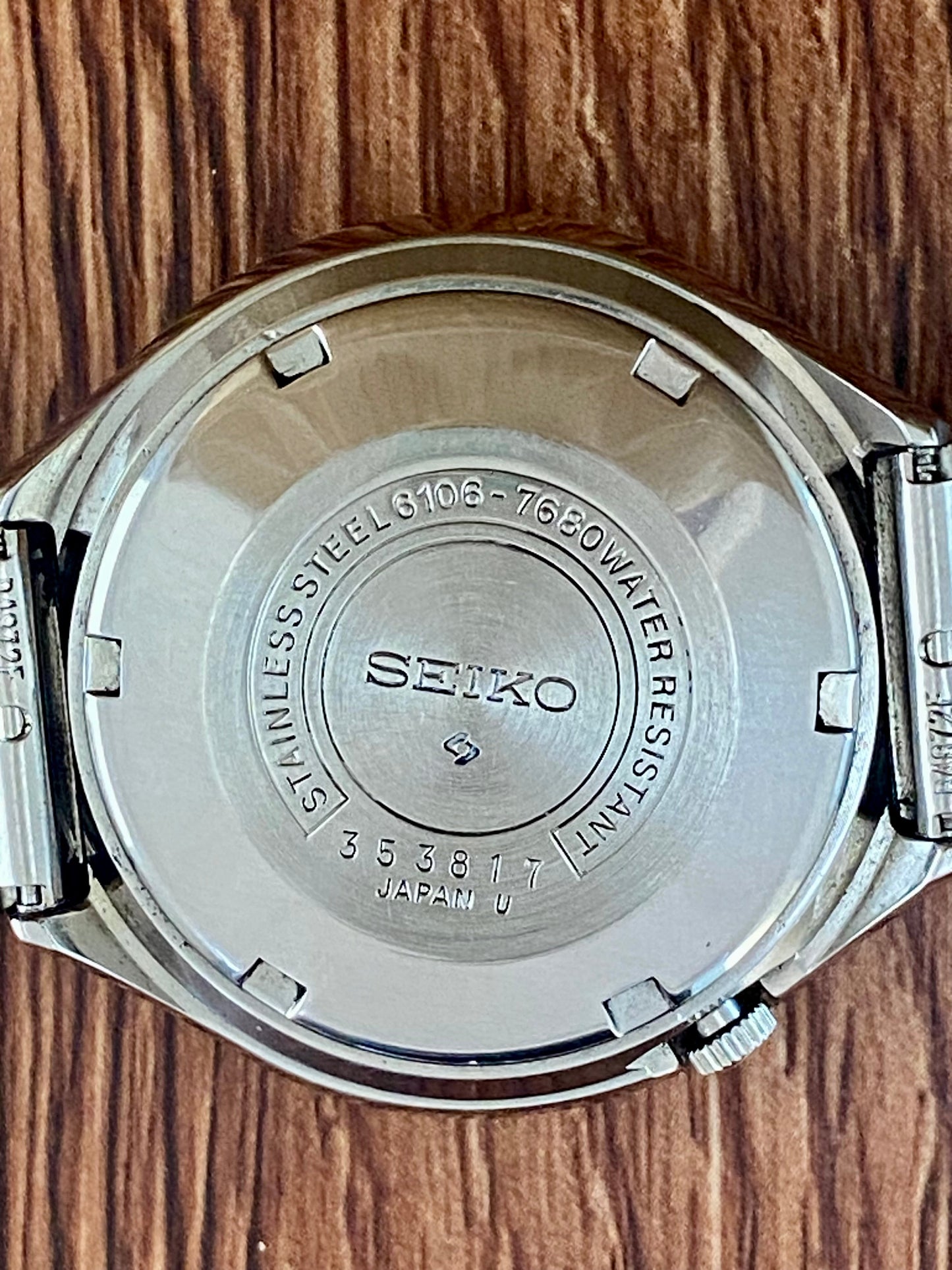 Rare Seiko Advan 6106-7680 Ocean Blue Dial, SERVICED Auto, May 1973 UK VINTAGE WATCH LTD