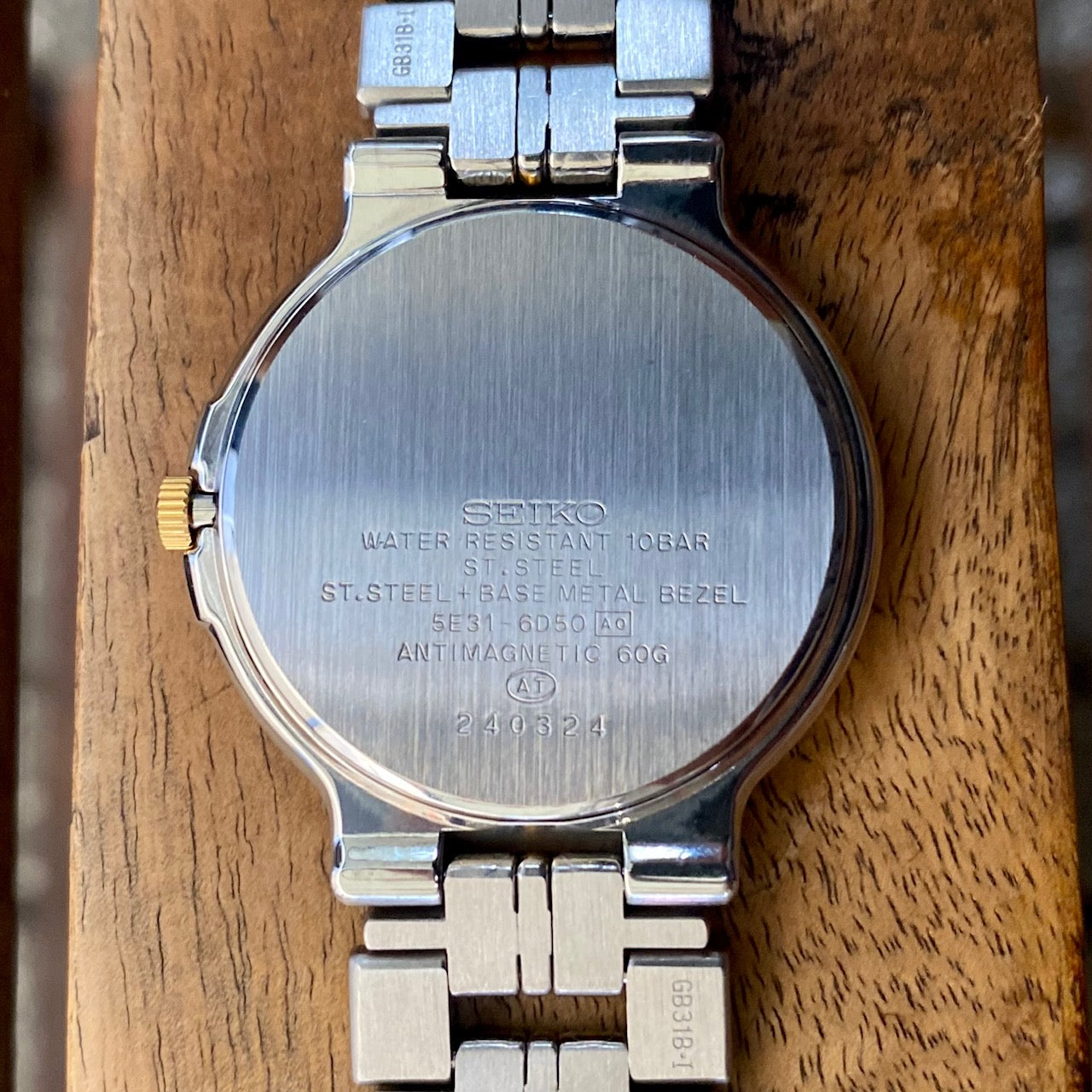 COMING SOON! Vintage April 1992 Seiko Dolce Quartz 5E31-6D50 with Mother of Pearl Dial and Ladder Bracelet! - PRE ORDER NOW!