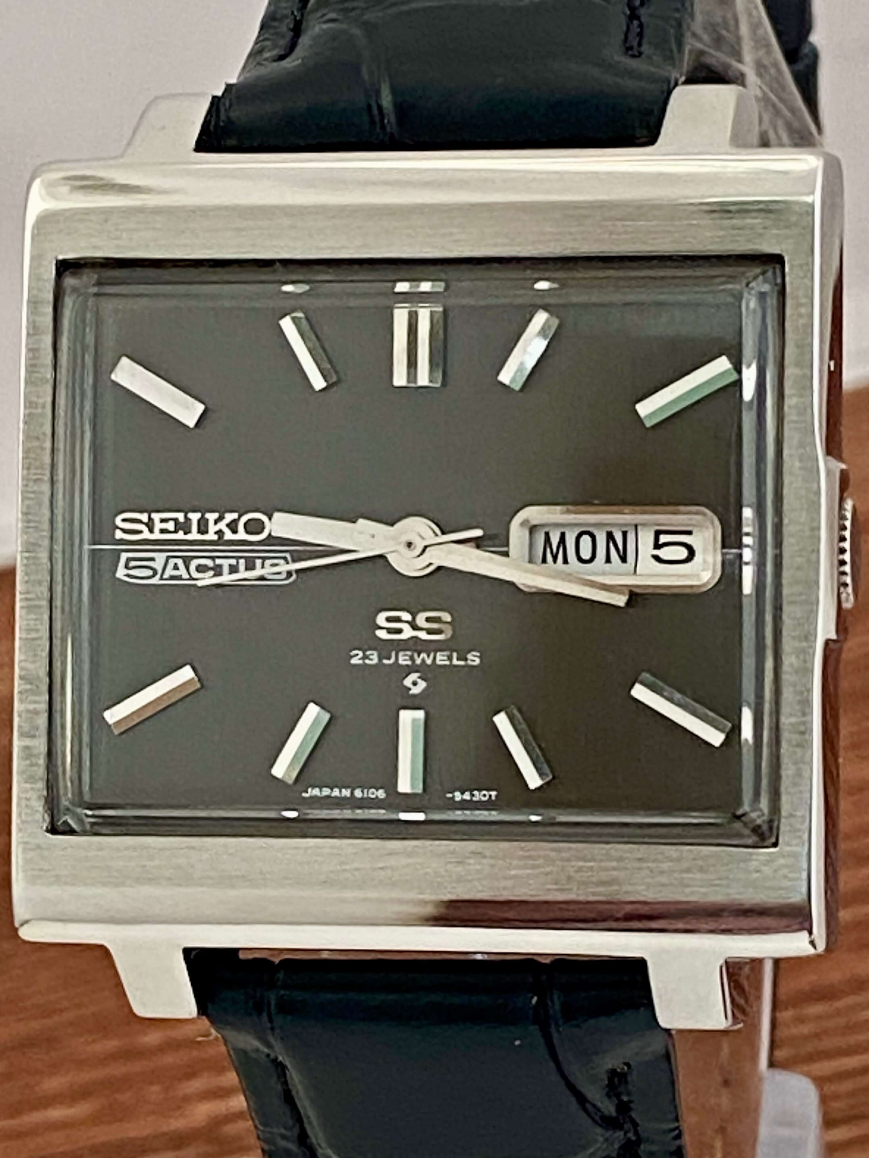 Seiko 5 Actus SS 6106-5440 TV Screen Serviced Automatic 1970 – UK