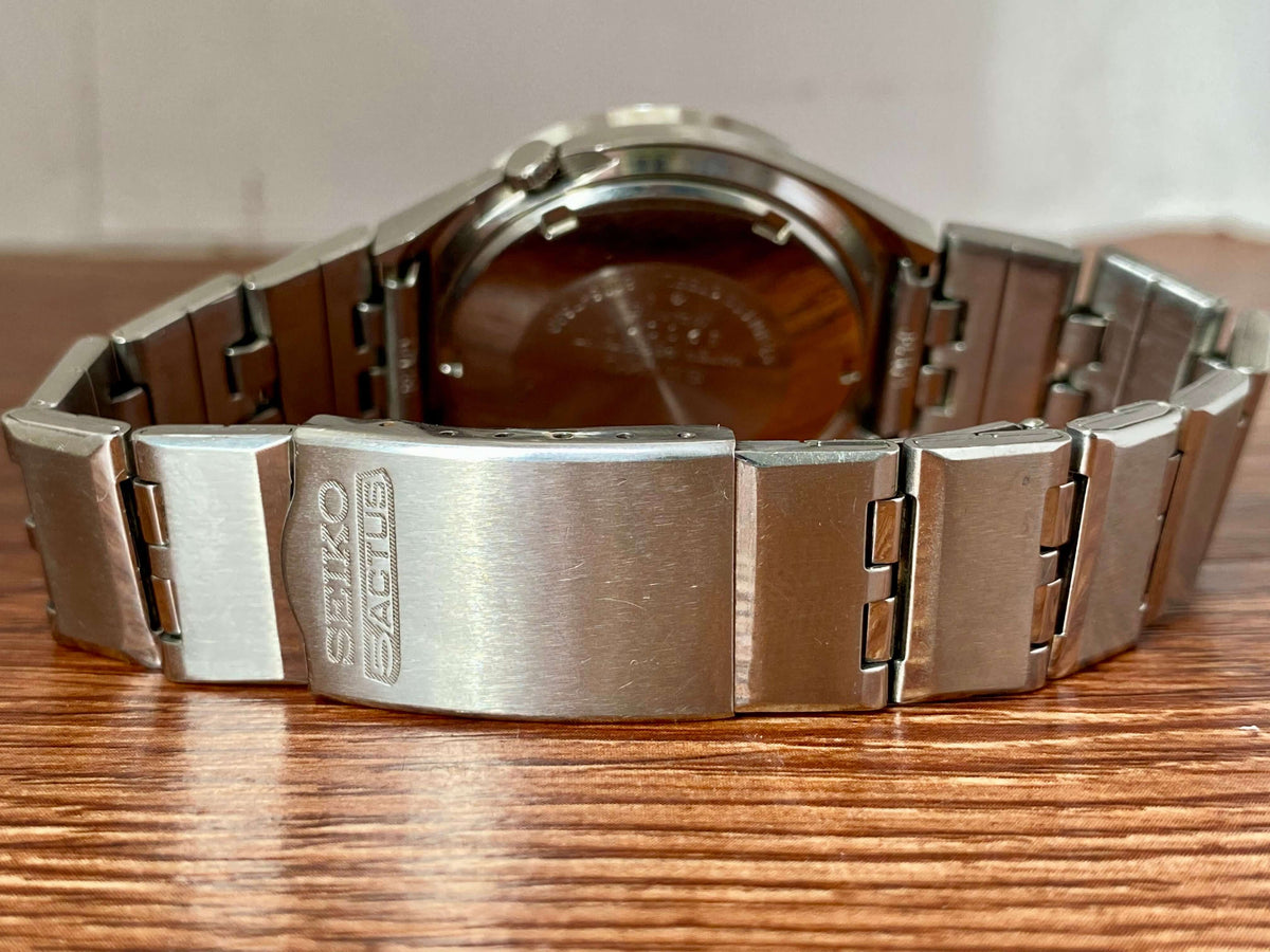 Vintage Seiko 5 Actus 6106-7690 SS SERVICED Brown Dial, February 1975
