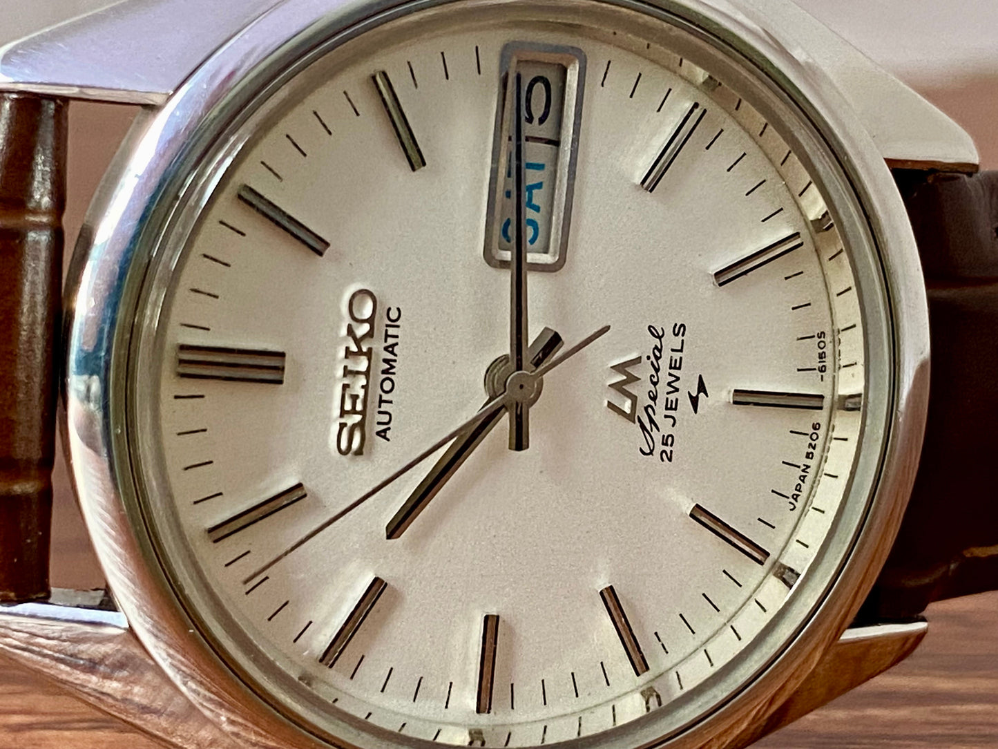 Vintage Seiko Lord Matic Special 5206-6130 Serviced Automatic, October 1972 UK VINTAGE WATCH LTD