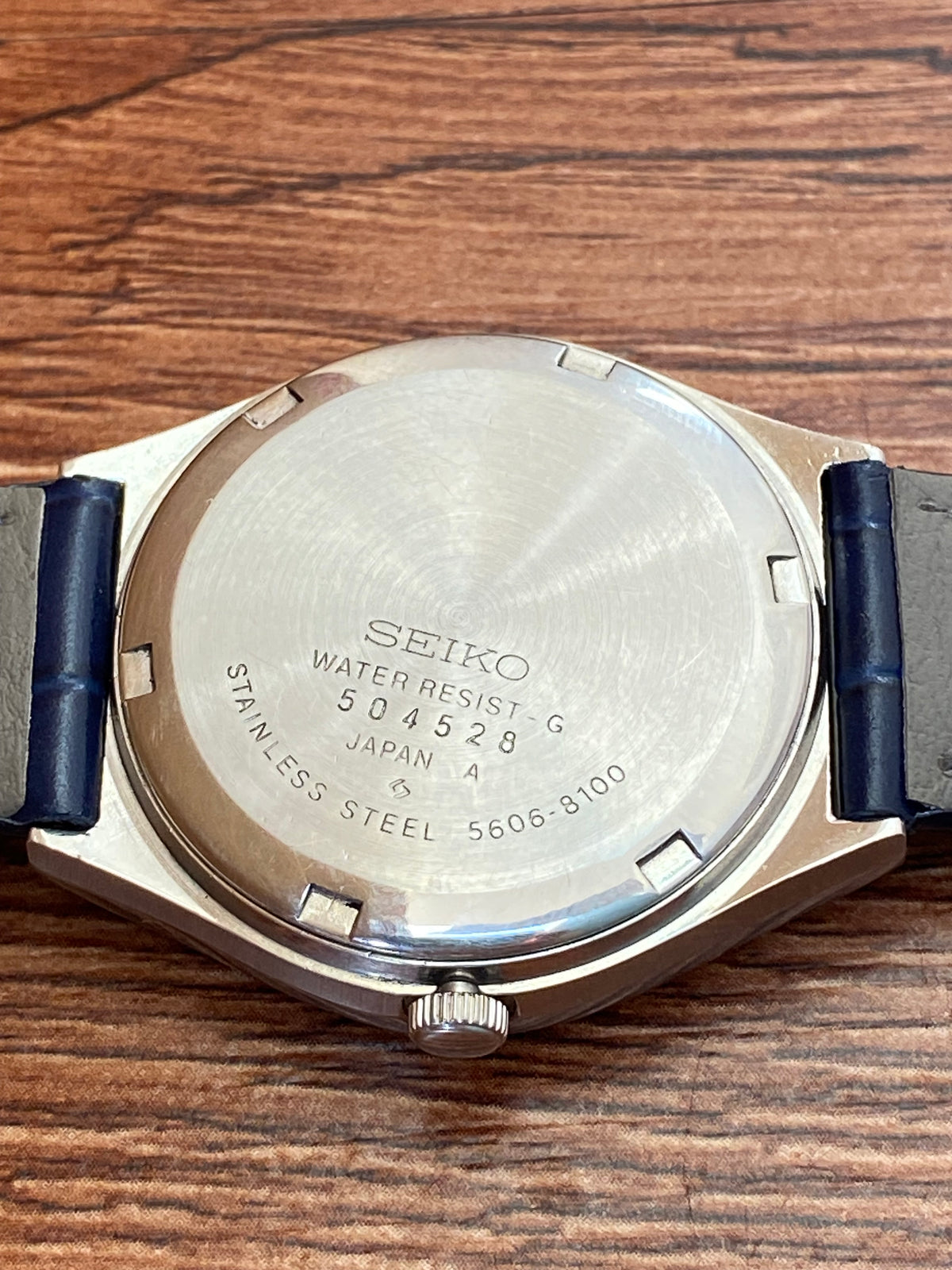 Vintage Seiko Lord Matic 5606-8100 Serviced Blue Tosca, October 1975