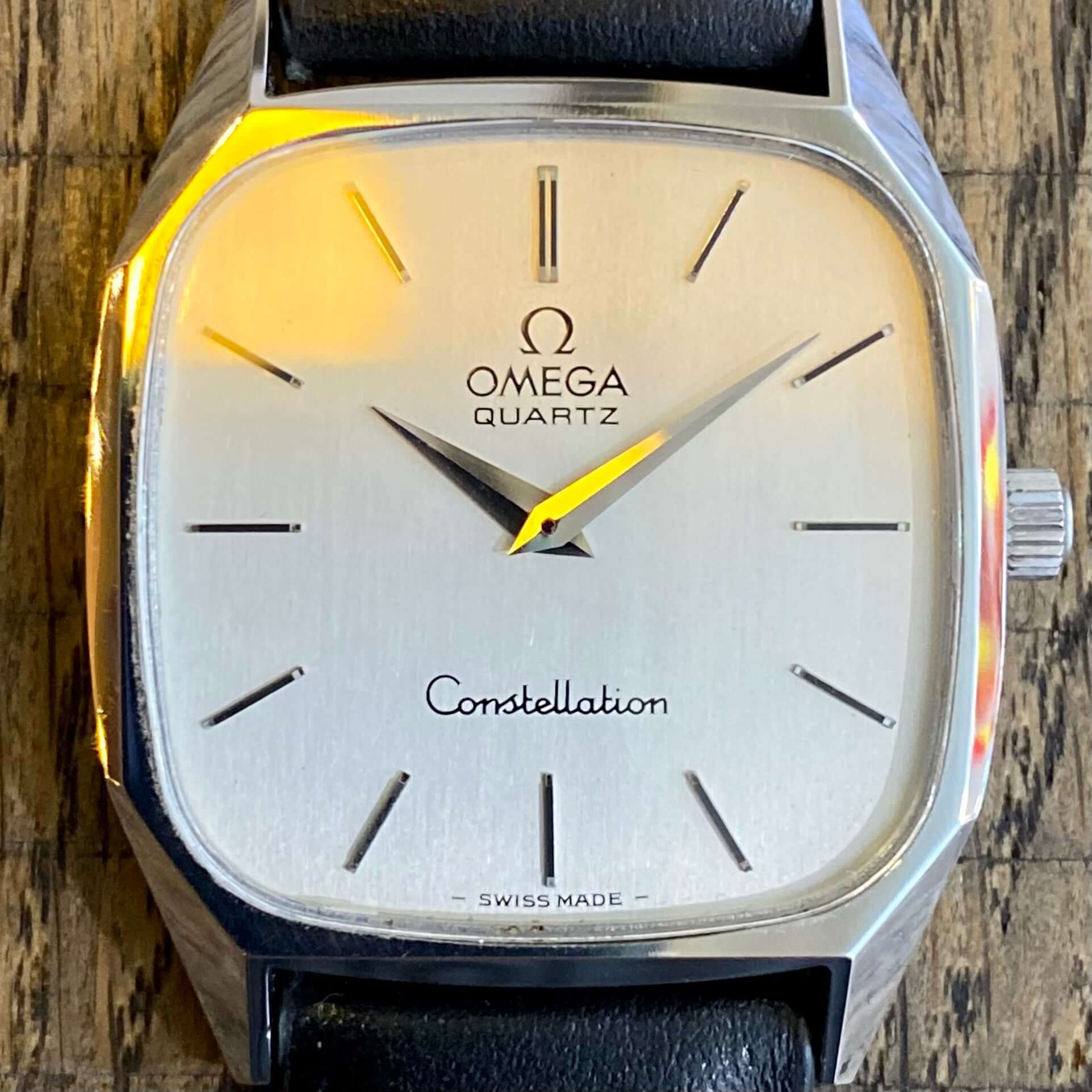 Vintage Omega Constellation 191.0014 Quartz Cal.1330 Silver Dial 1970s