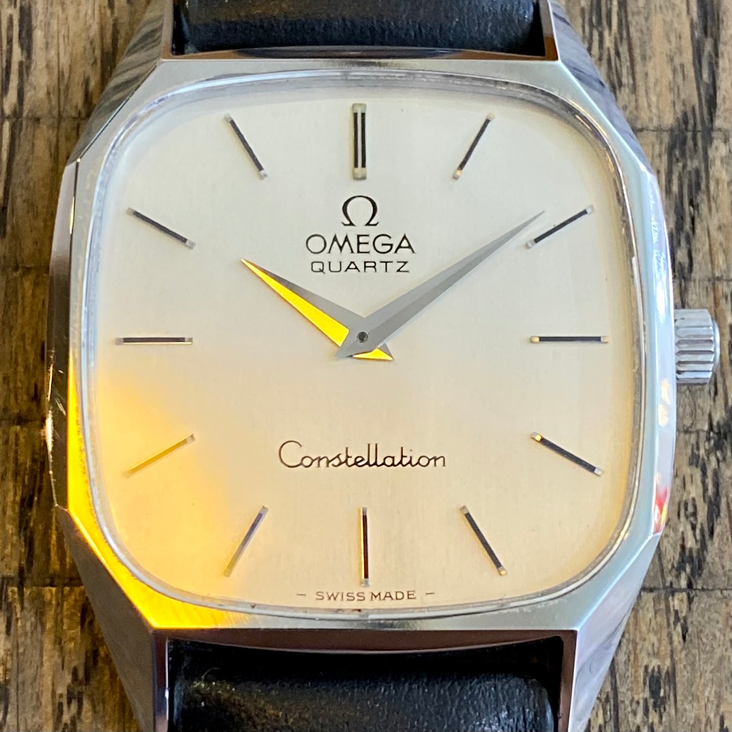 Vintage Omega Constellation 191.0014 Quartz Cal.1330 Silver Dial 1970s