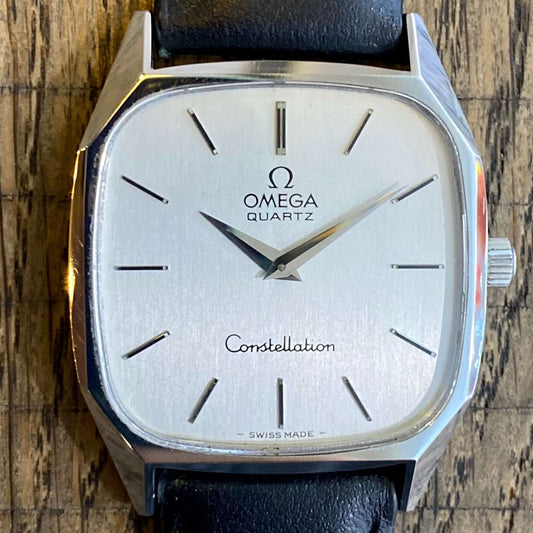 Vintage Omega Constellation 191.0014 Quartz Cal.1330 Silver Dial 1970s