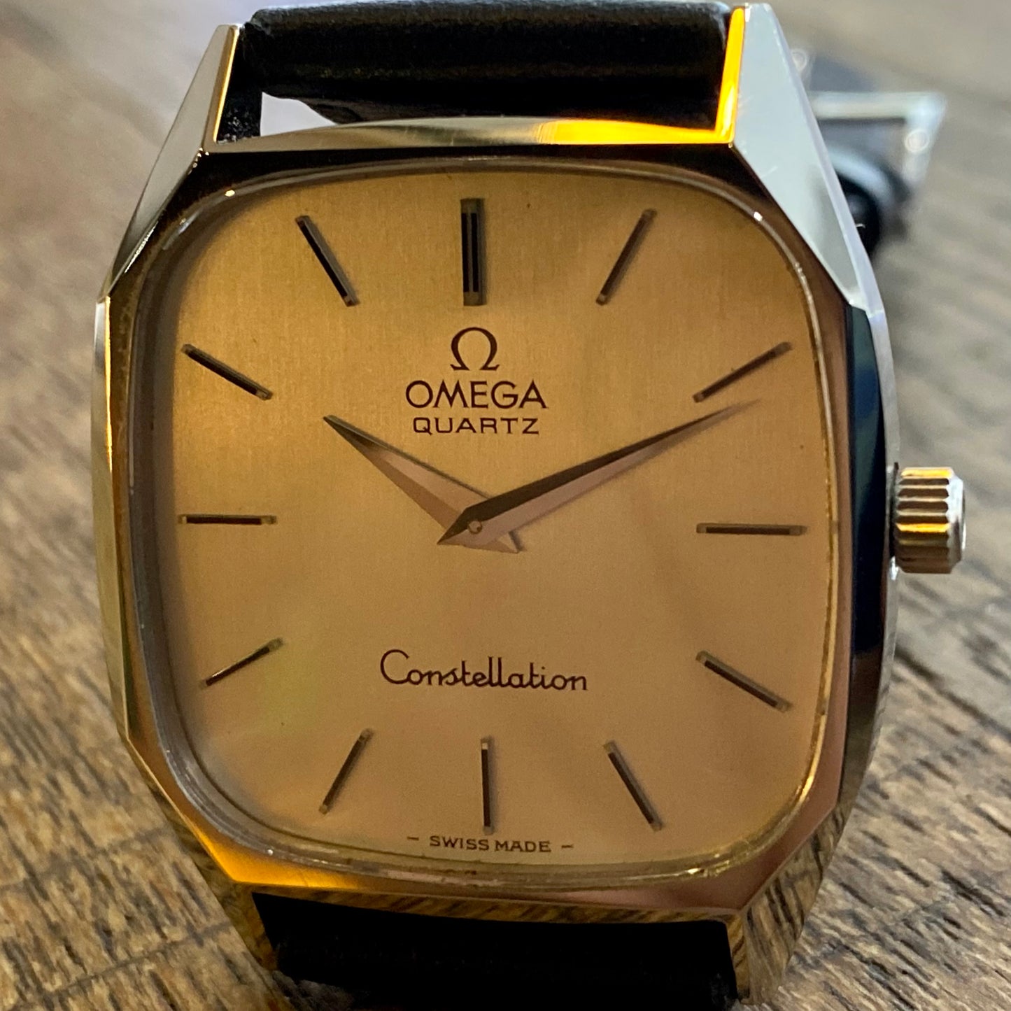 Vintage Omega Constellation 191.0014 Quartz Cal.1330 Silver Dial 1970s