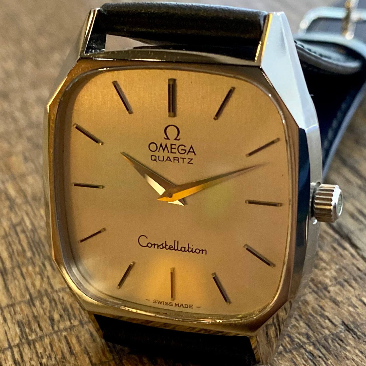 Vintage Omega Constellation 191.0014 Quartz Cal.1330 Silver Dial 1970s