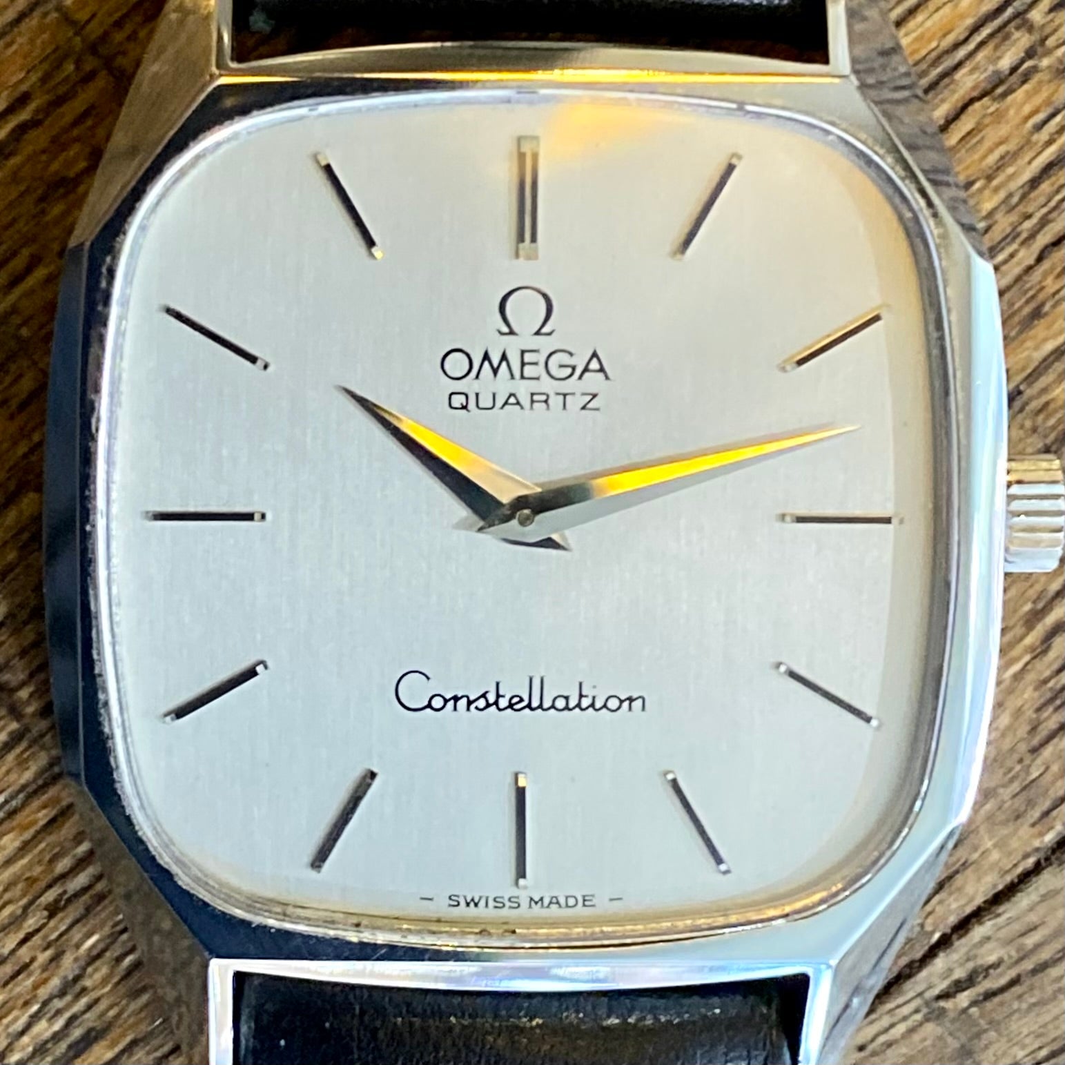 Vintage Omega Constellation 191.0014 Quartz Cal.1330 Silver Dial 1970s