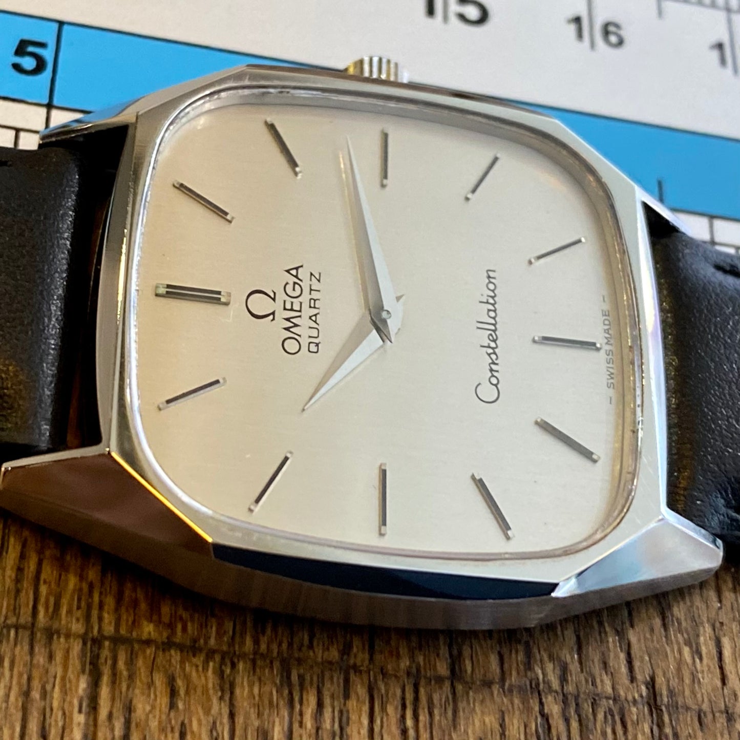 Vintage Omega Constellation 191.0014 Quartz Cal.1330 Silver Dial 1970s
