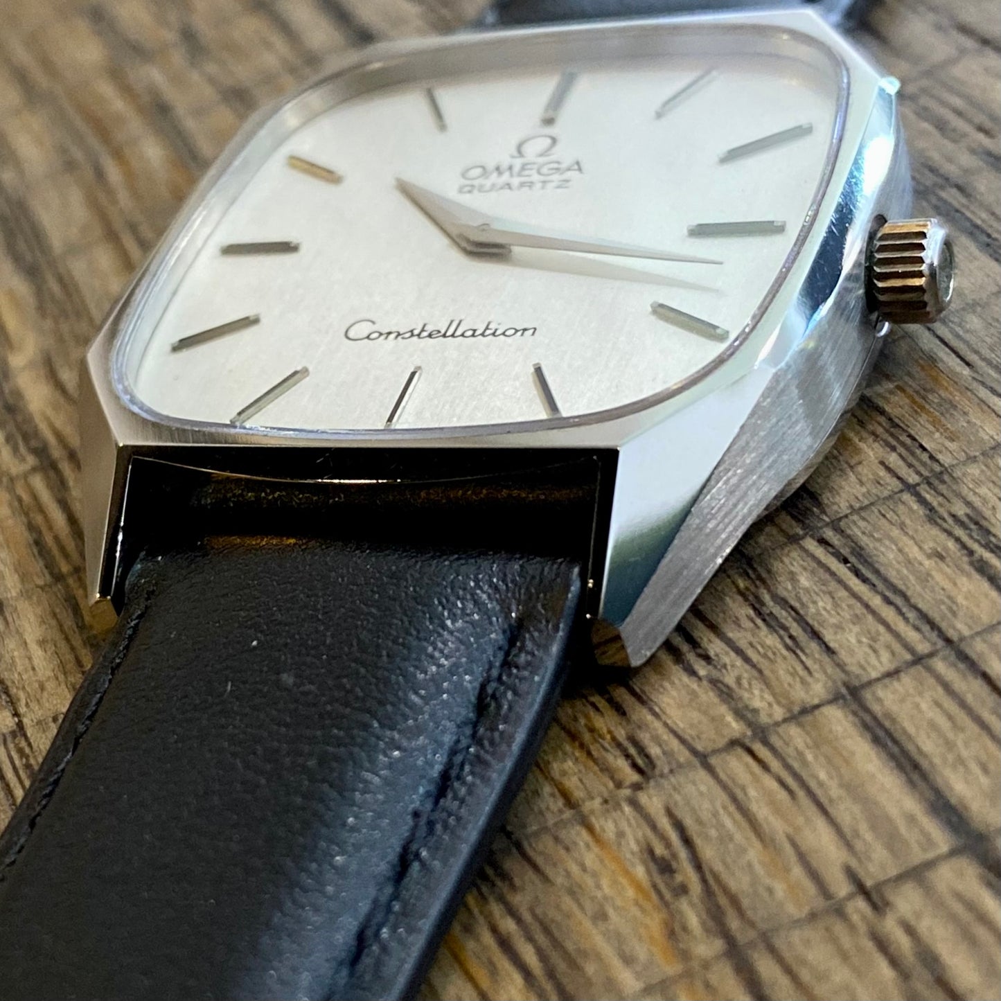 Vintage Omega Constellation 191.0014 Quartz Cal.1330 Silver Dial 1970s