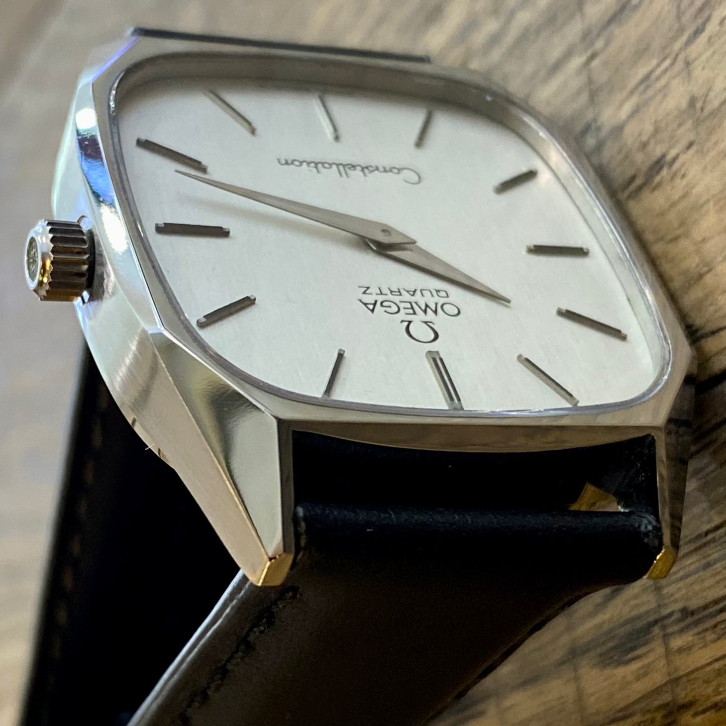 Vintage Omega Constellation 191.0014 Quartz Cal.1330 Silver Dial 1970s