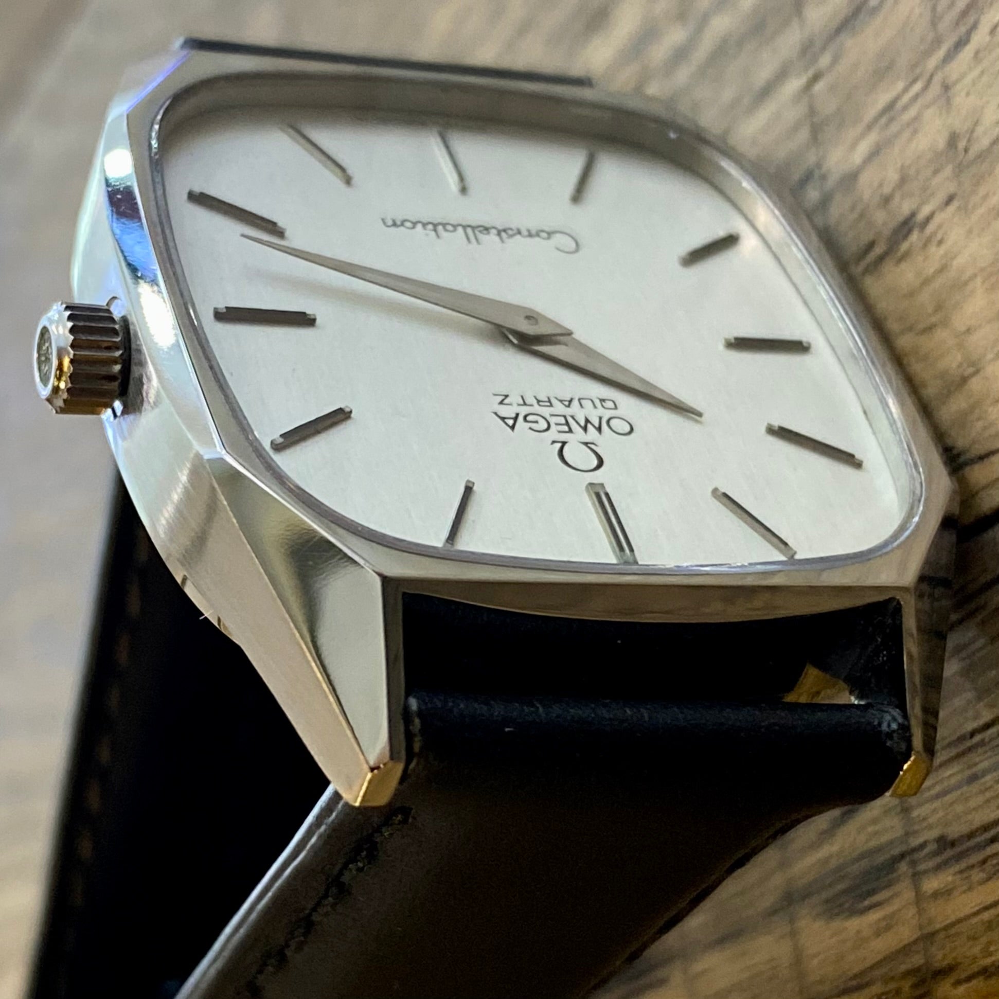 Vintage Omega Constellation 191.0014 Quartz Cal.1330 Silver Dial 1970s