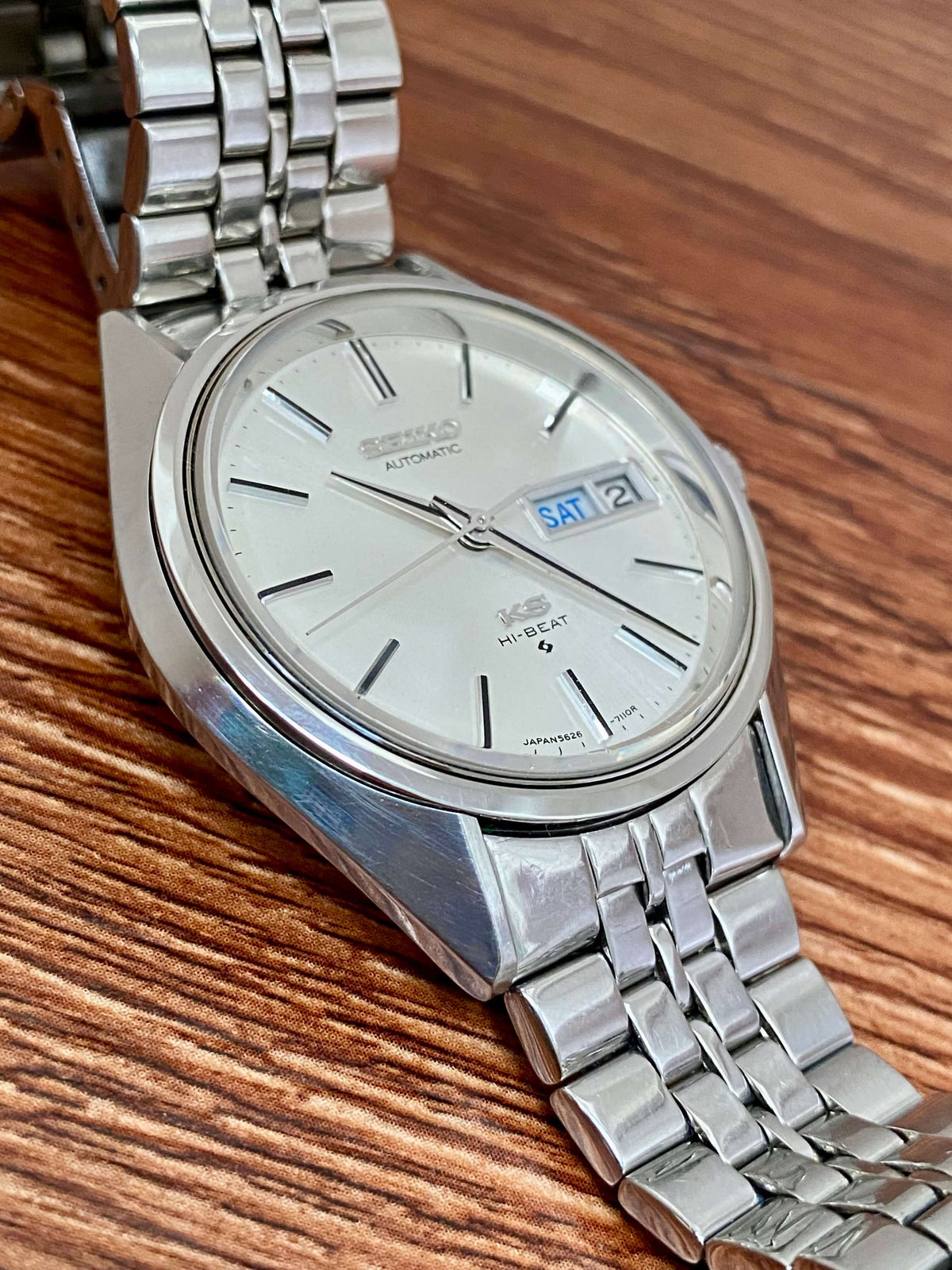 Vintage King Seiko 5626-7111 Hi-Beat Serviced Automatic, September 1972