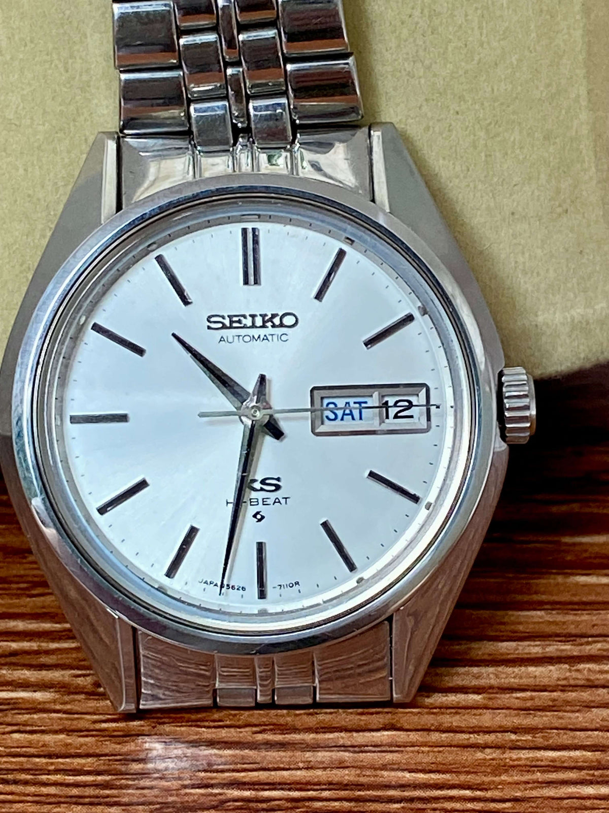 Vintage King Seiko 5626-7111 Hi-Beat Serviced Automatic, September 1972