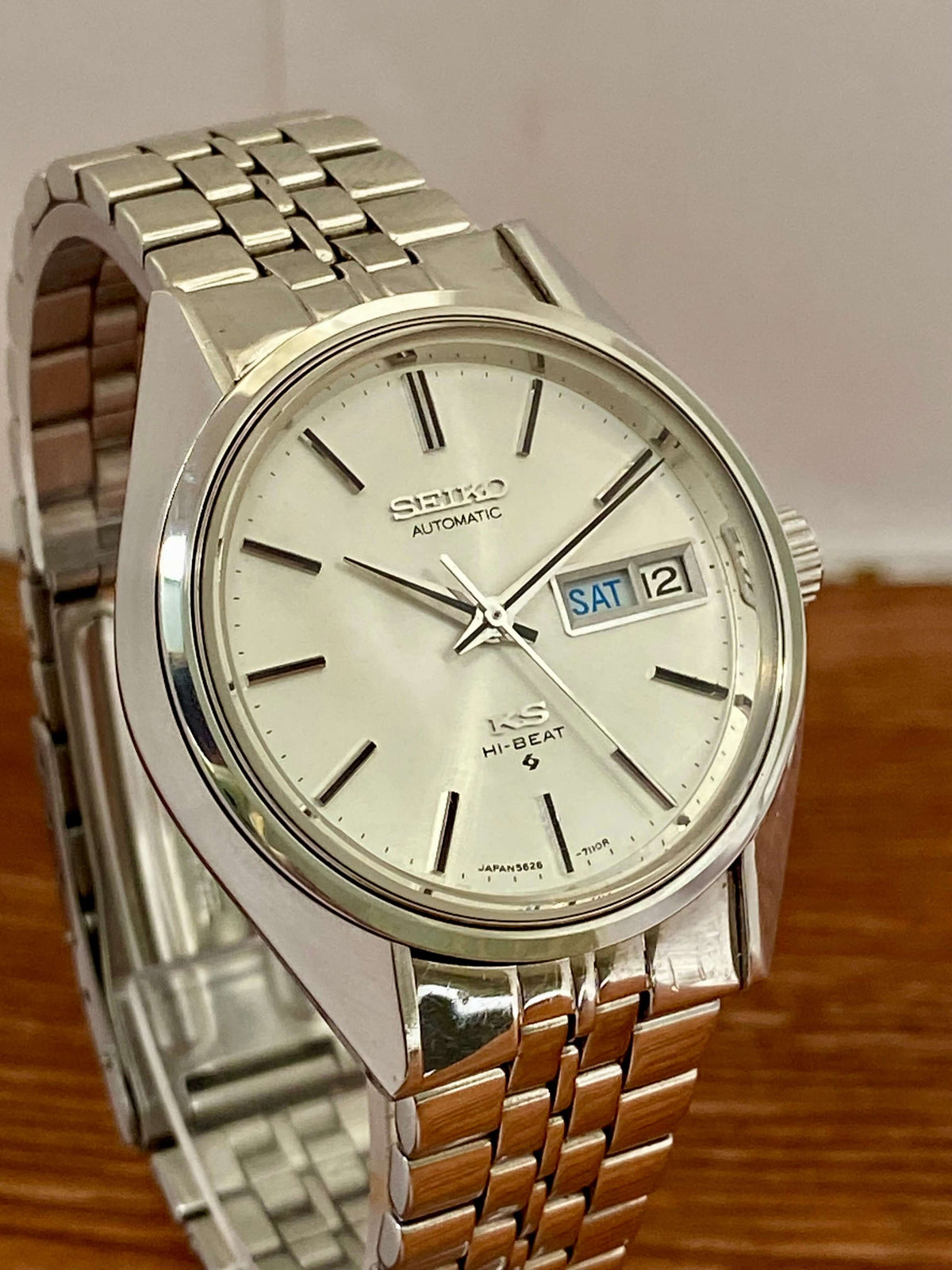 Vintage King Seiko 5626-7111 Hi-Beat Serviced Automatic, September 1972