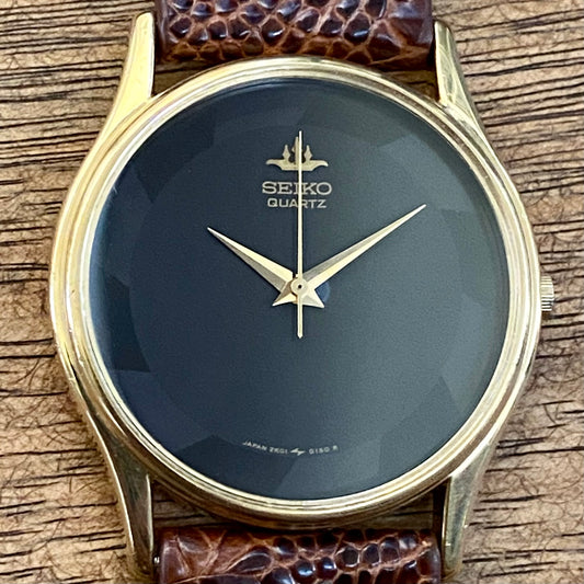 Vintage April 1999 Seiko Galaxy Quartz 2K01-0110 Upgraded Sapphire Crystal