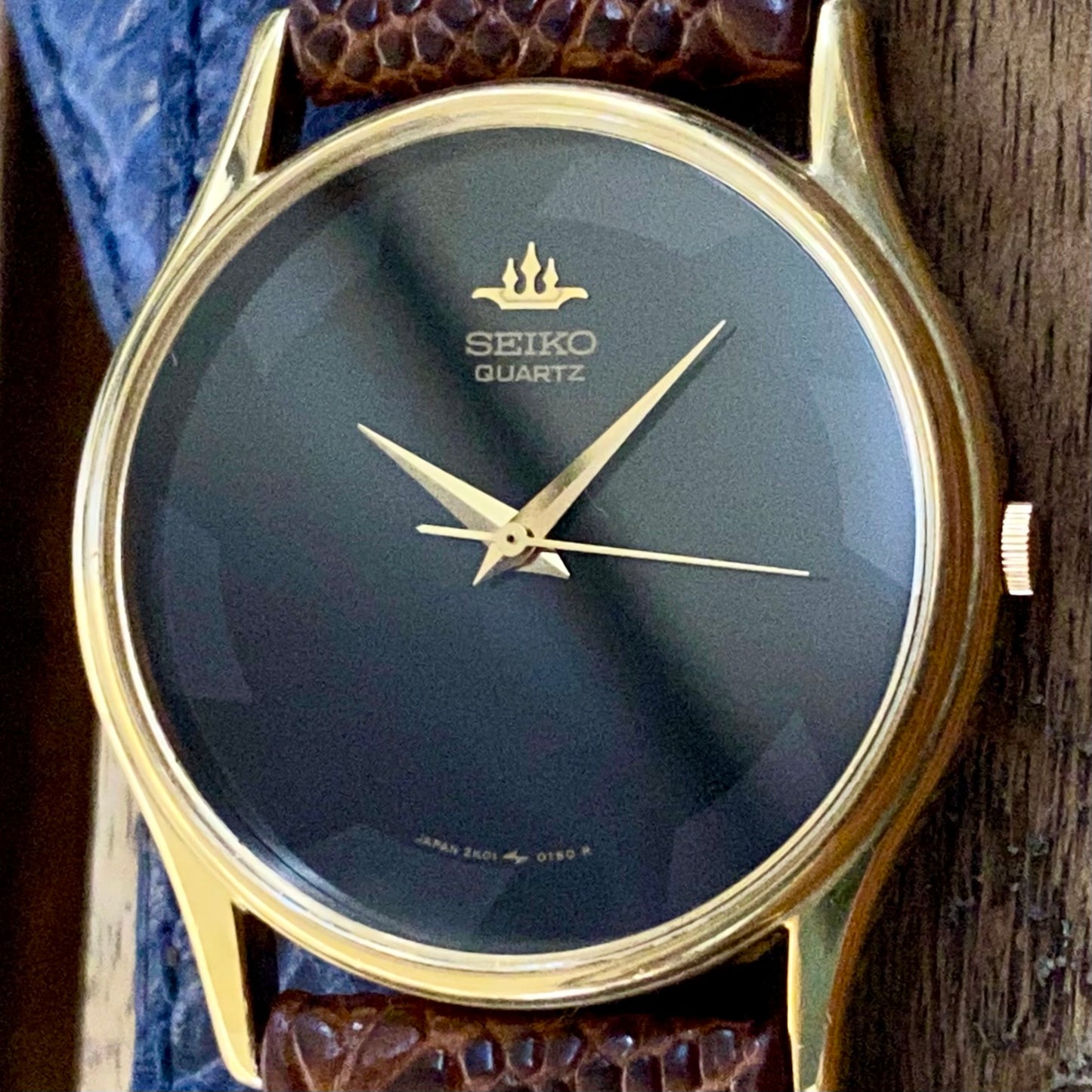 Vintage April 1999 Seiko Galaxy Quartz 2K01-0110 Upgraded Sapphire Crystal