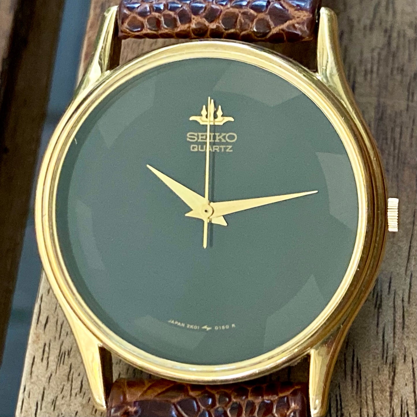 Vintage April 1999 Seiko Galaxy Quartz 2K01-0110 Upgraded Sapphire Crystal