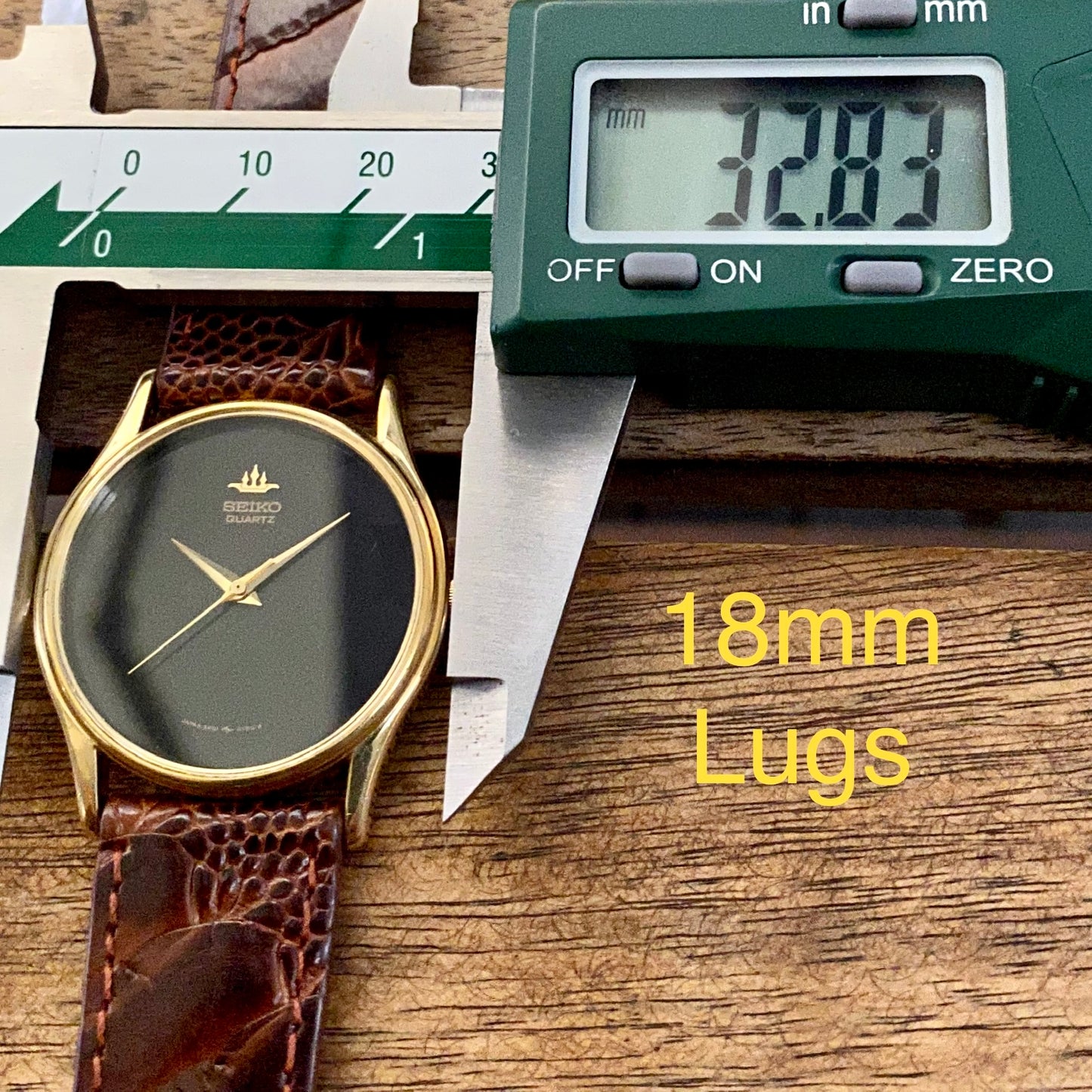 Vintage April 1999 Seiko Galaxy Quartz 2K01-0110 Upgraded Sapphire Crystal