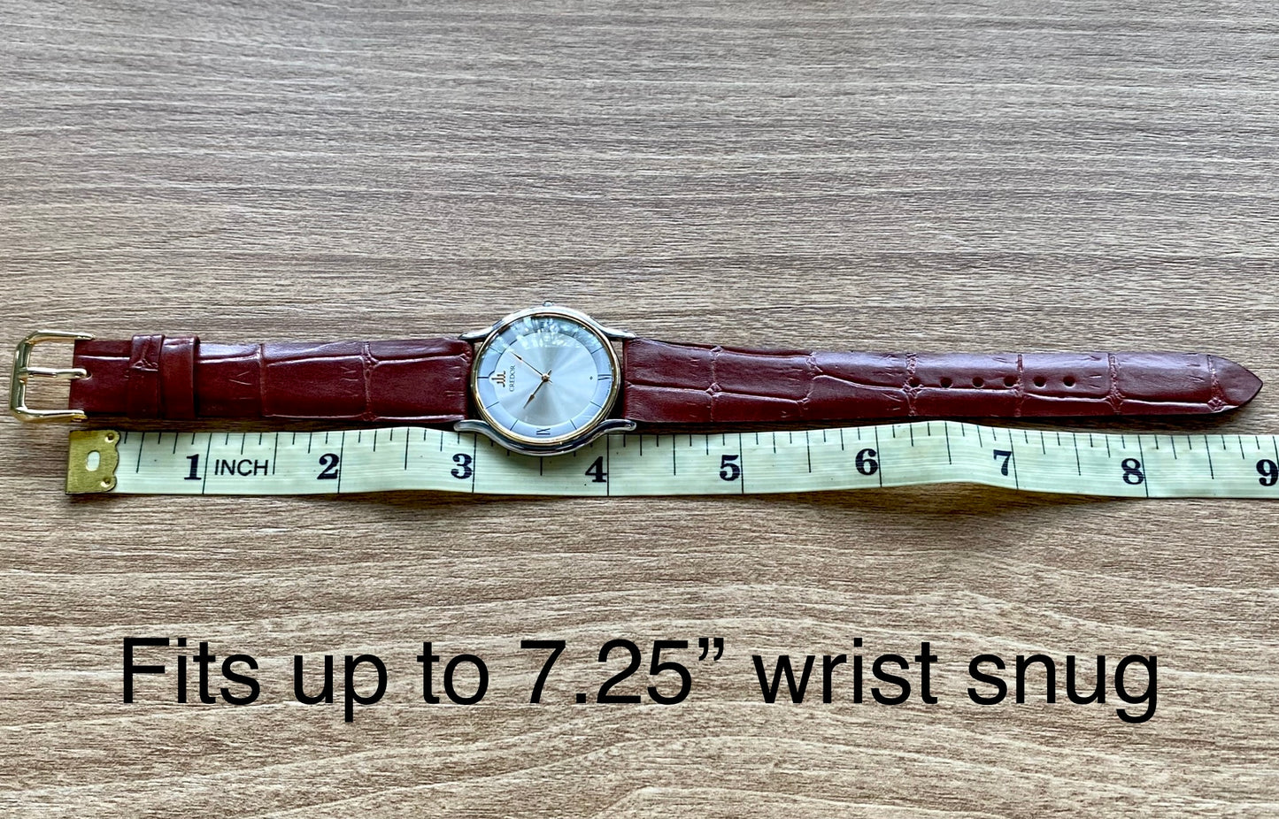 Vintage June 1991 Seiko Credor Quartz 5A74-0020 - 18K Gold Bezel - Pie Pan Dial with Cathedral Hands