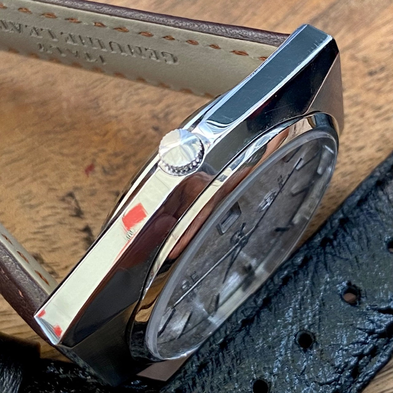 Rare Vintage Seiko Quartz 4336-8050 Type II Snowflake Patina, October 1977 UK VINTAGE WATCH LTD