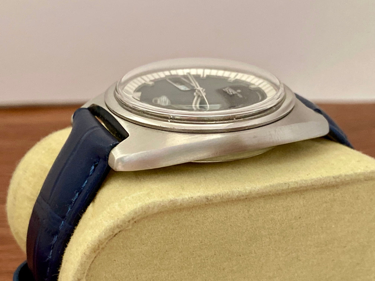 Vintage Seiko 5 Actus SS 6106-8420 Blue & White Dial, Serviced, December 1970