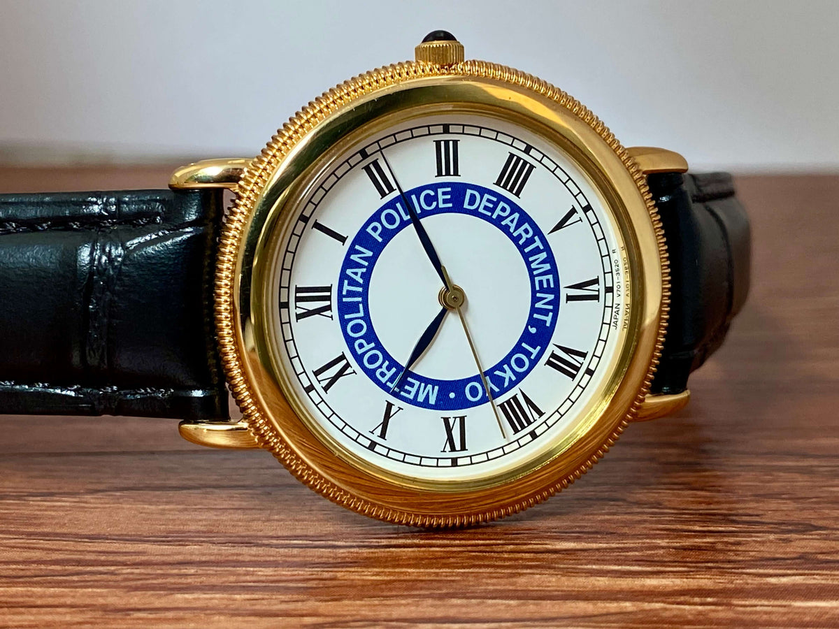 Vintage Seiko Quartz V701-2A70 Tokyo Police Department, February 1991