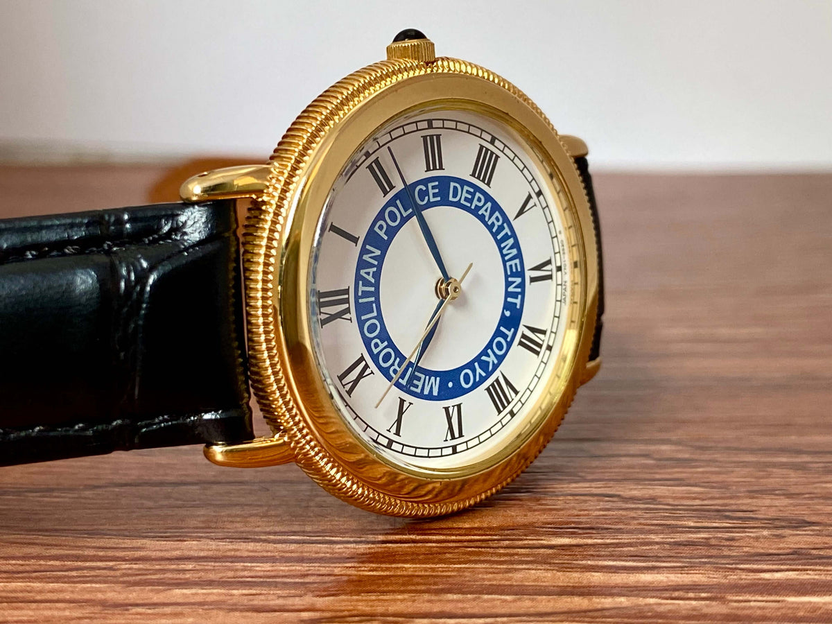 Vintage Seiko Quartz V701-2A70 Tokyo Police Department, February 1991