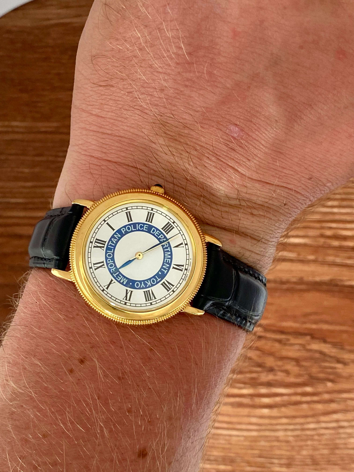 Vintage Seiko Quartz V701-2A70 Tokyo Police Department, February 1991