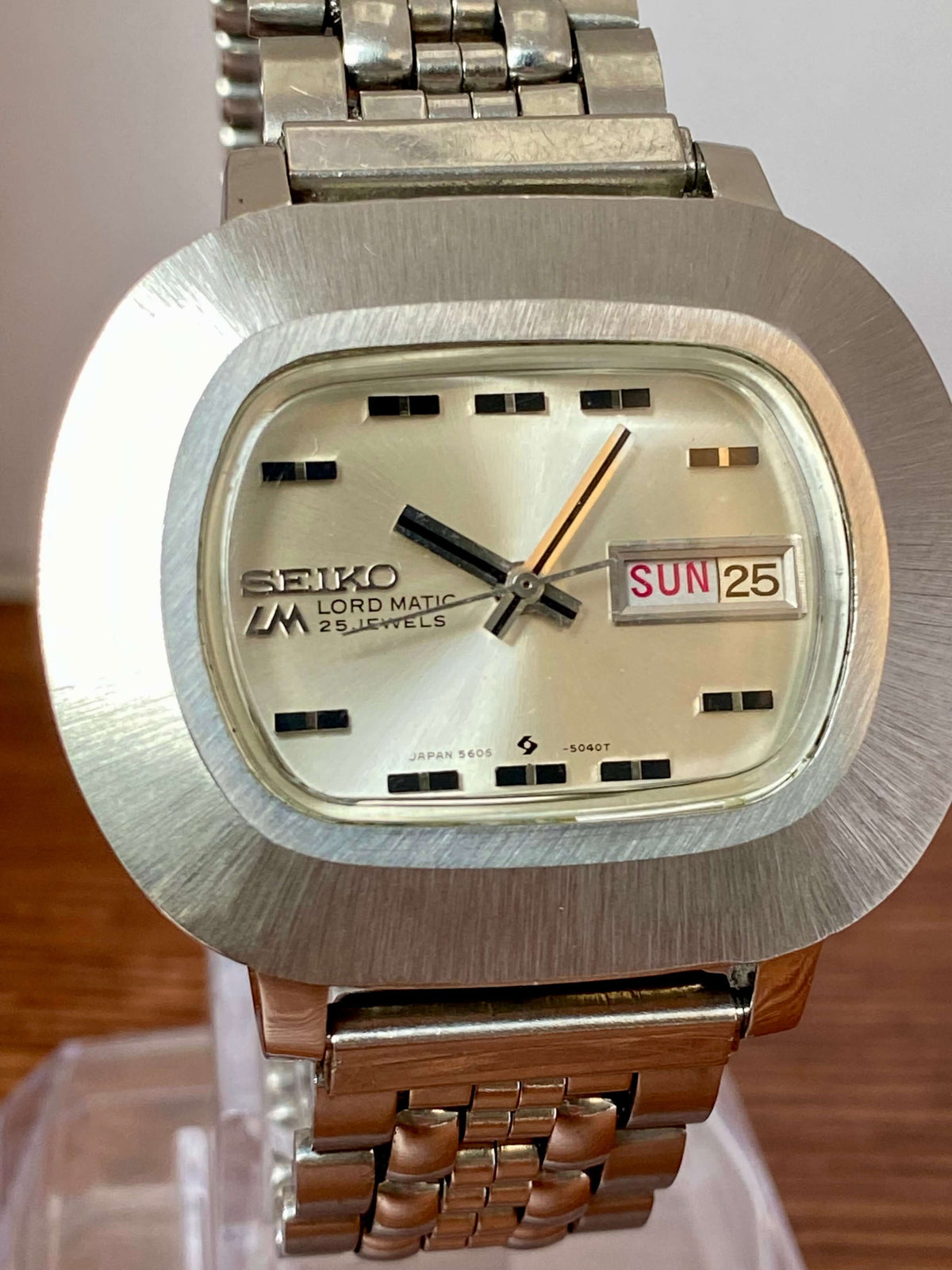 Vintage Seiko Lord Matic 5606-5010 Serviced TV Screen, July 1970