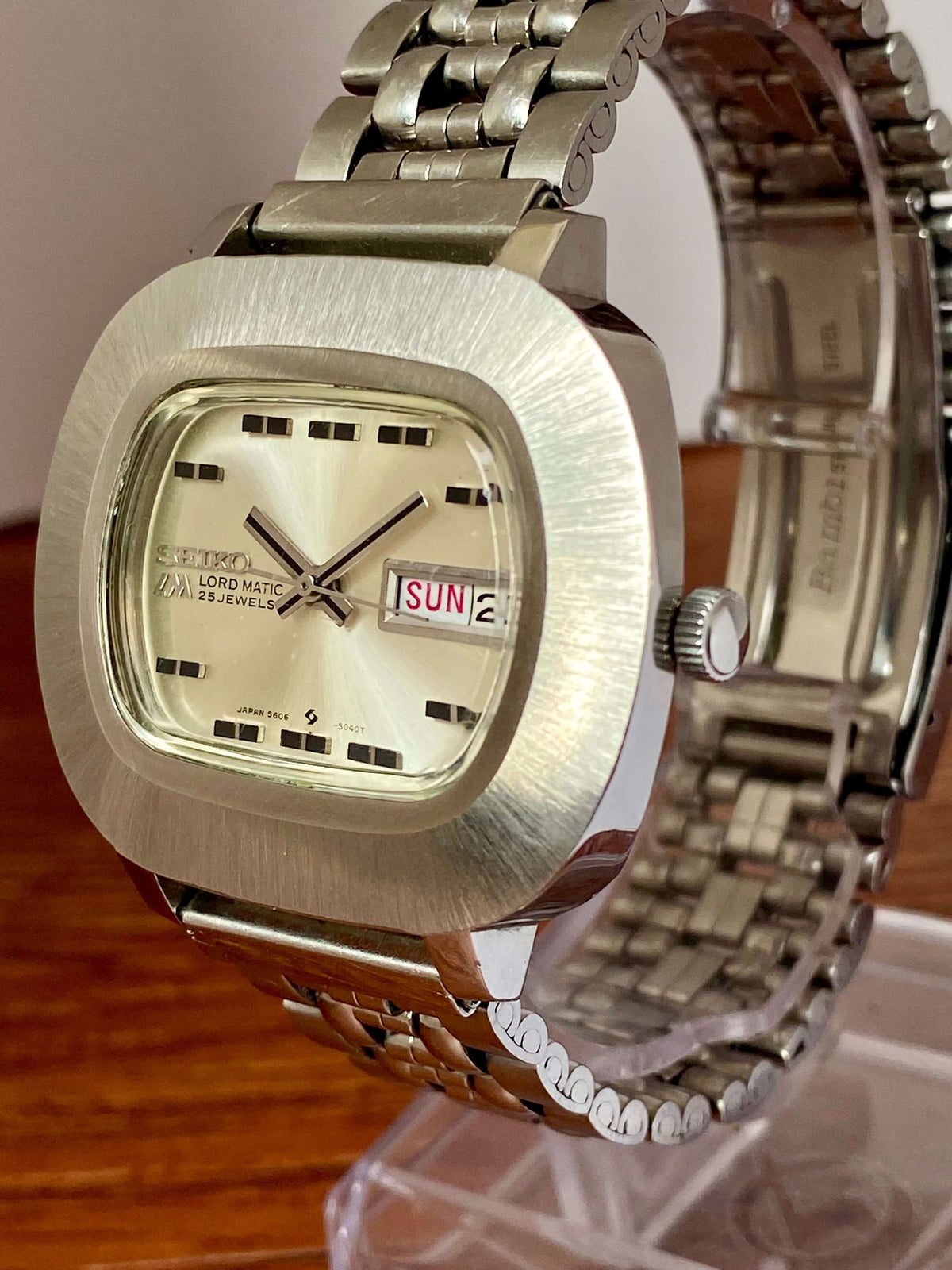 Vintage Seiko Lord Matic 5606-5010 Serviced TV Screen, July 1970