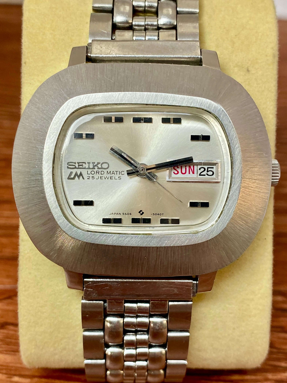 Vintage Seiko Lord Matic 5606-5010 Serviced TV Screen, July 1970