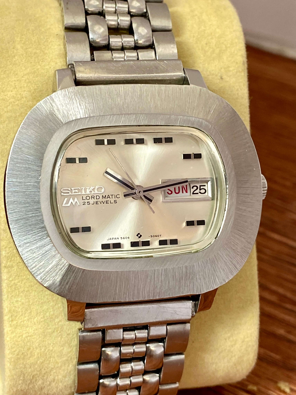Vintage Seiko Lord Matic 5606-5010 Serviced TV Screen, July 1970