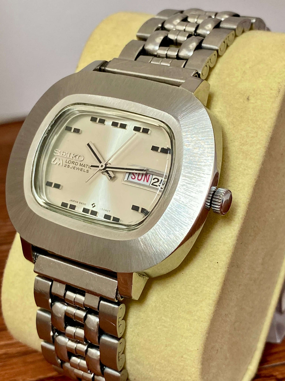 Vintage Seiko Lord Matic 5606-5010 Serviced TV Screen, July 1970