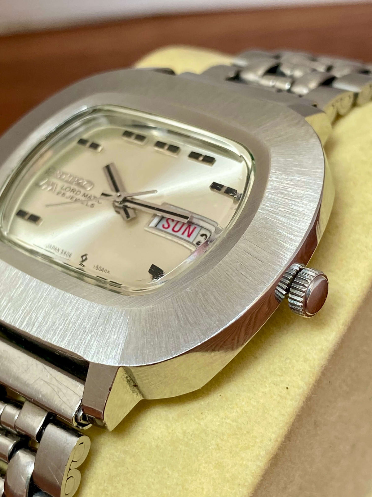 Vintage Seiko Lord Matic 5606-5010 Serviced TV Screen, July 1970