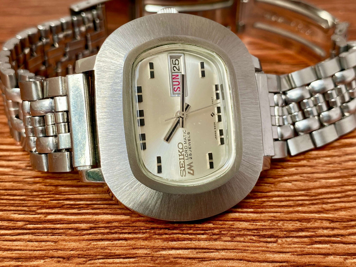 Vintage Seiko Lord Matic 5606-5010 Serviced TV Screen, July 1970