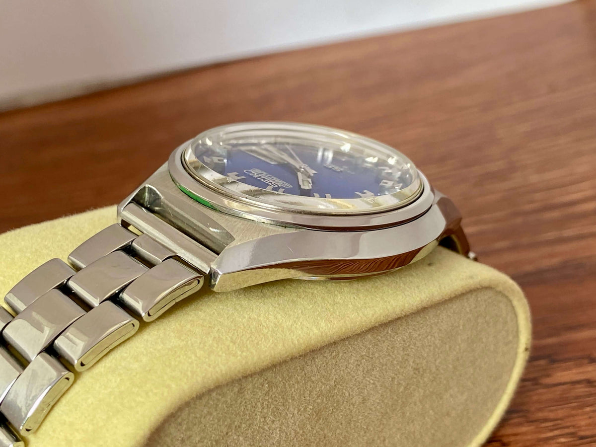 Seiko 5 Actus SS 6106-7580 Blue SERVICED Automatic, February 1973