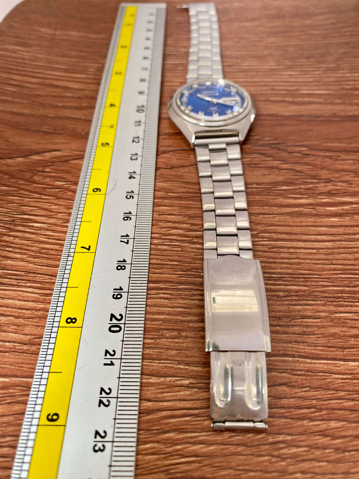 Seiko 5 Actus SS 6106-7580 Blue SERVICED Automatic, February 1973